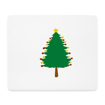 Weihnachtsbaum Weihnachten Geschenk Christmas XMas - Mousepad (Querformat) - Weiß - Vorne