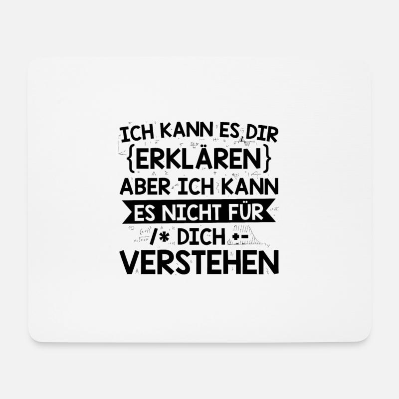 Mathematiker | Mathe Mathematik Studium Geschenke - Mousepad (Querformat) - Weiß