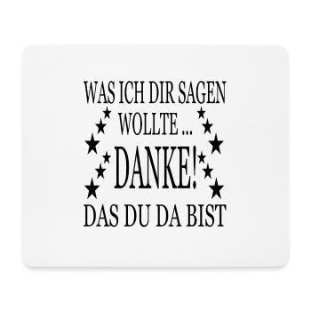 Danke an dich - Mousepad (Querformat) - Weiß - Vorne