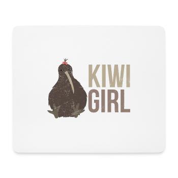 New Zealand Kiwi Girl Partnerlook Lustige Geschenk - Mousepad (Querformat) - Weiß - Vorne