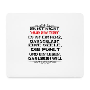 Tiere Tier Es ist nicht Nur ein Tier - Mousepad (Querformat) - Weiß - Vorne