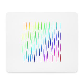 Bandes colorées | Modèle | Formes | Symbole - Tapis de souris (format paysage) - blanc - Devant