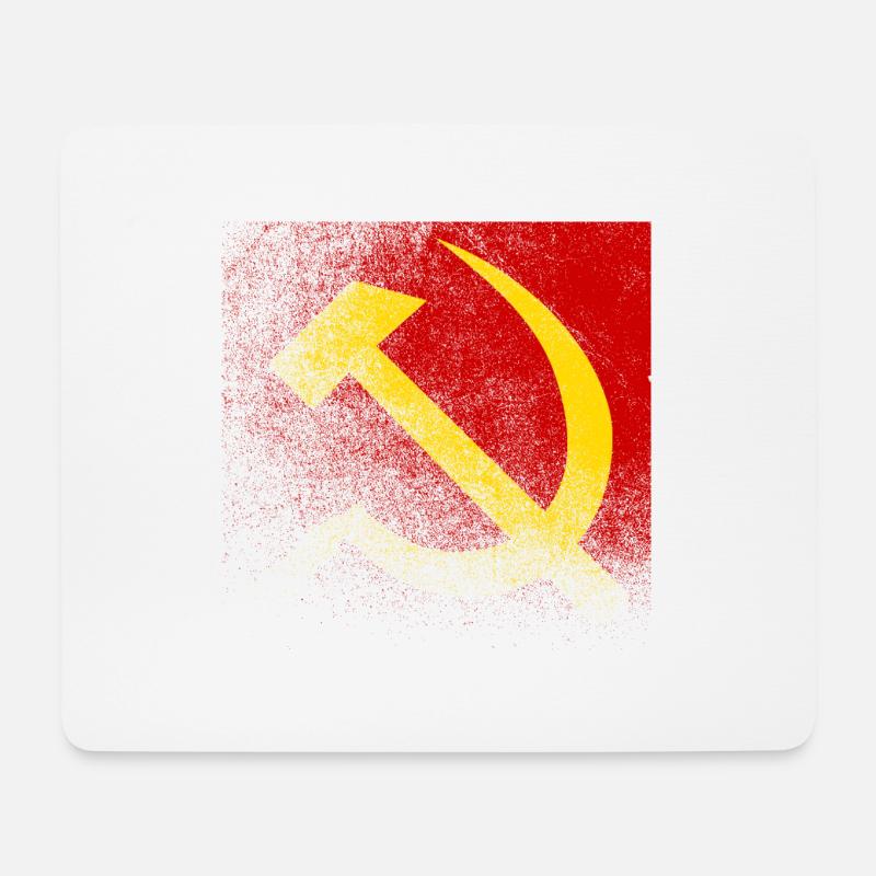 Kommunismus - Mousepad (Querformat) - Weiß