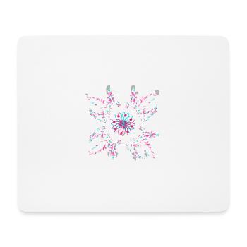 Free Soul Traumfänger Dreamcatcher Yoga Mandala - Mousepad (Querformat) - Weiß - Vorne