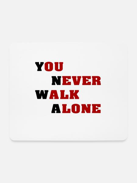 YNWA - Mousepad (Querformat) - Weiß