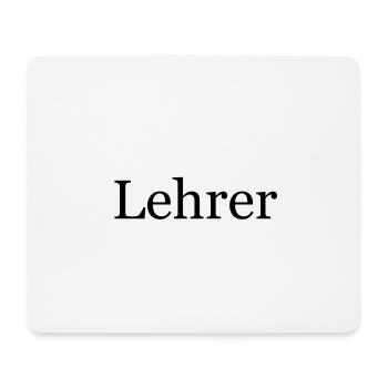 Student Lehramt Uni Spruch lustig - Mousepad (Querformat) - Weiß - Vorne