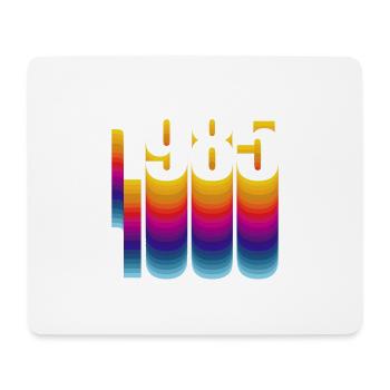 1985 - Mousepad (Querformat) - Weiß - Vorne