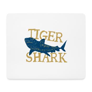 Fisch Tiger Shark Dunkle Gefahr Taucher Geschenk - Mousepad (Querformat) - Weiß - Vorne