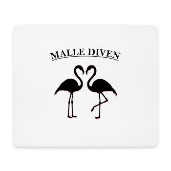 Flamingo Malle Mallorca Frauen Damen - Mousepad (Querformat) - Weiß - Vorne