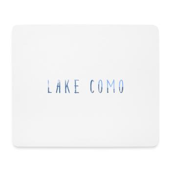 Lac de Côme - Design exclusif - Lac de Côme - Tapis de souris (format paysage) - blanc - Devant