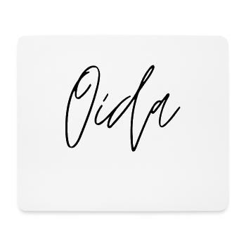 Oida - Mousepad (Querformat) - Weiß - Vorne