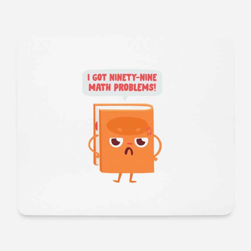 99 Math Problems Mathe Mathelehrer Witz Spruch - Mousepad (Querformat) - Weiß