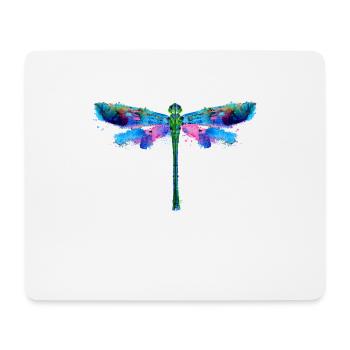 Libellules dessin insecte art peinture - Tapis de souris (format paysage) - blanc - Devant