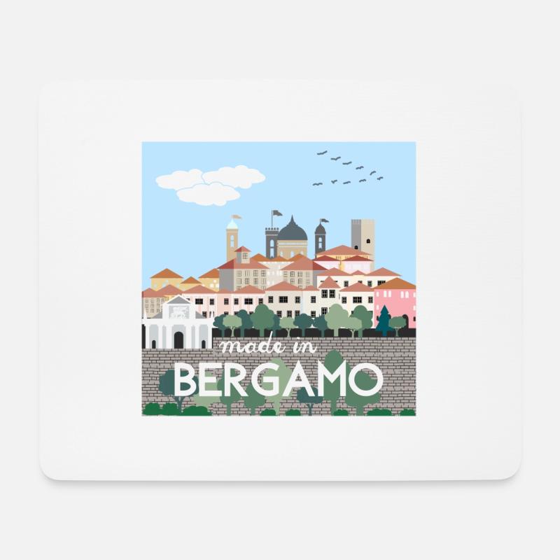 Upper Bergamo - Mouse Pad (horizontal) - white