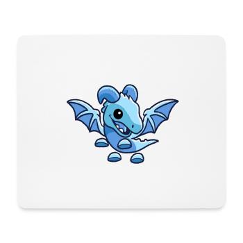 Süßer Frostdrache - Mousepad (Querformat) - Weiß - Vorne