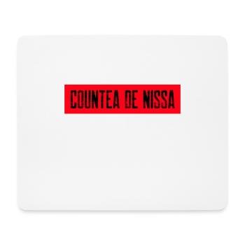cadeau t-shirt COUNTEA DE NISSA, comté de Nice - Tapis de souris (format paysage) - blanc - Devant