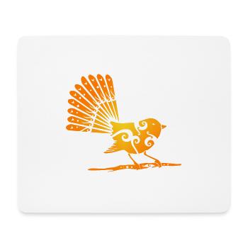 Maori Fantail Polynesian Tribal Tattoo Cadeau - Tapis de souris (format paysage) - blanc - Devant