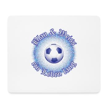 Blau Weiss ein Leben Lang Schalker Geschenkidee - Mousepad (Querformat) - Weiß - Vorne