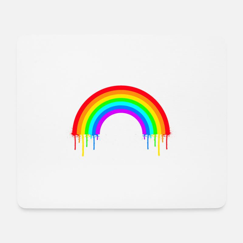 Rainbow - Mouse Pad (horizontal) - white