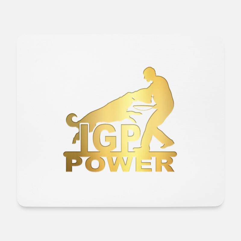 IPG Gold - Mousepad (Querformat) - Weiß