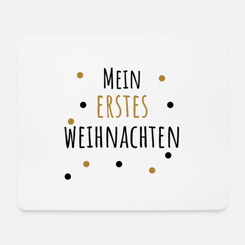 Mein erstes Weihnachten! - Mousepad (Querformat) - Weiß