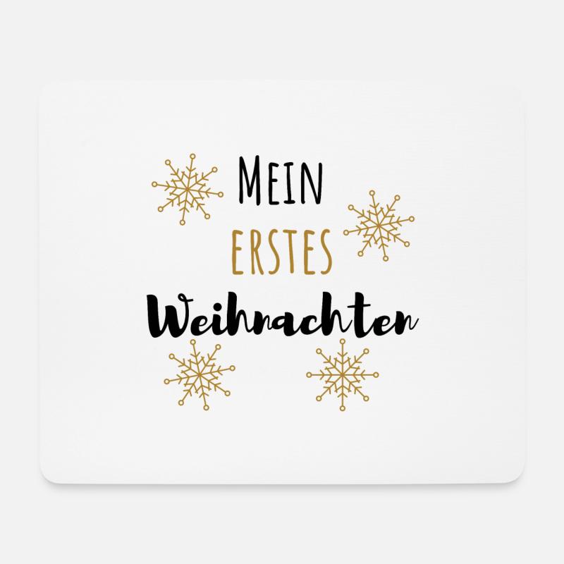 Mein erstes Weihnachten! - Mousepad (Querformat) - Weiß