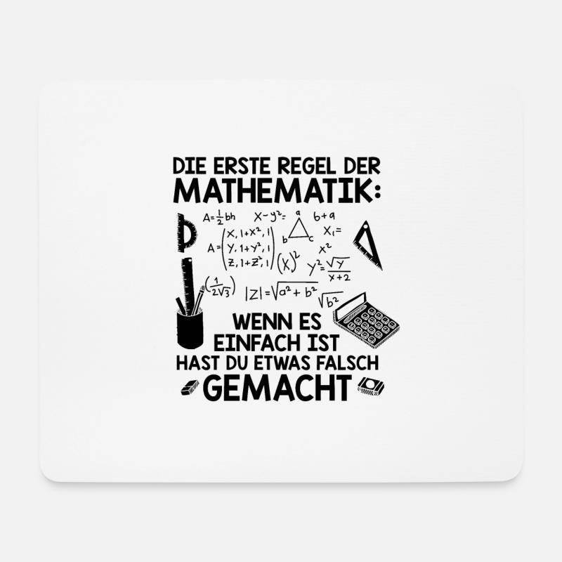 Mathematiker | Lehrer Mathe Mathematik Geschenke - Mousepad (Querformat) - Weiß
