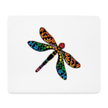 Libellule - Tapis de souris (format paysage) - blanc - Devant