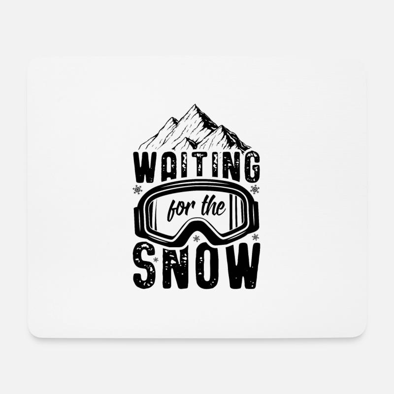 Après-Ski | Ski Snowboard Skifahrer Skier Geschenk - Mousepad (Querformat) - Weiß