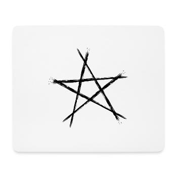 Pentagram - Mouse Pad (horizontal) - white - Front
