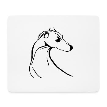 Bouche italienne - Tapis de souris (format paysage) - blanc - Devant