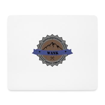 Gipfelbesteigung Wank Height 1780 m vintage - Mousepad (Querformat) - Weiß - Vorne