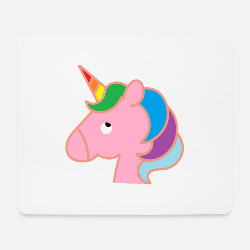 Pony - Mousepad (Querformat) - Weiß