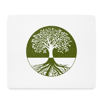 Tree - Mouse Pad (horizontal) - white - Front