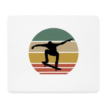 skateboard - Mouse Pad (horizontal) - white - Front