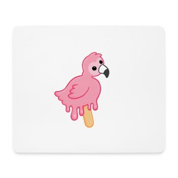 Flamingo Popsicle - Mouse Pad (horizontal) - white - Front