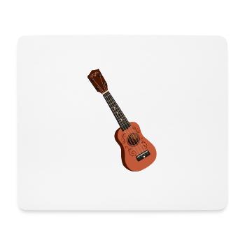 Ukulele Guitar - Tapis de souris (format paysage) - blanc - Devant