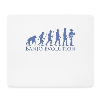 Banjo evolution - Mouse Pad (horizontal) - white - Front