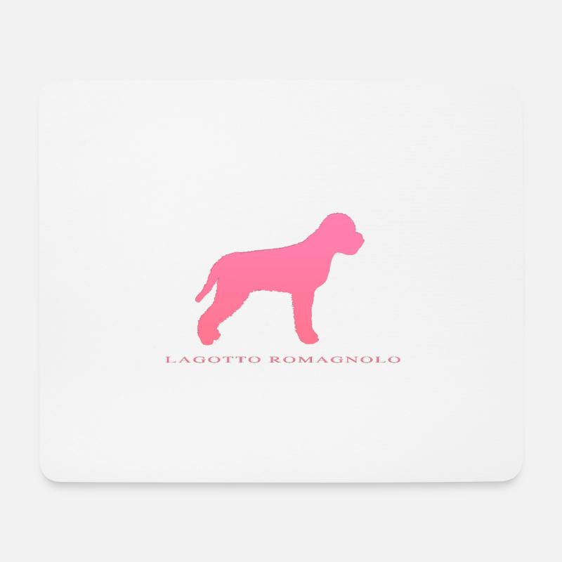 lagotto romagnolo - Mousepad (Querformat) - Weiß