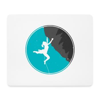 Montée - Tapis de souris (format paysage) - blanc - Devant