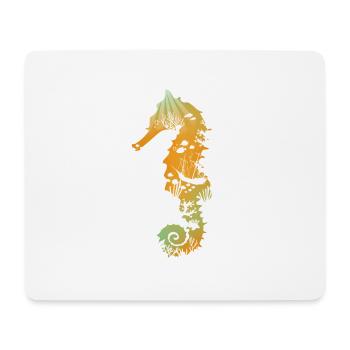 Sea horse - Mouse Pad (horizontal) - white - Front
