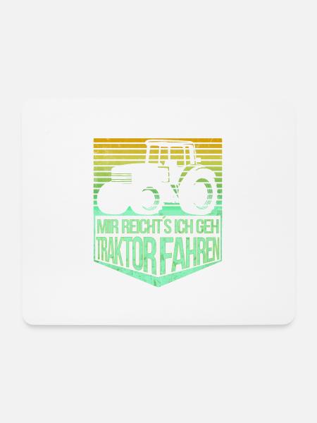 Mir Reichts Ich Gehe Traktor Fahren Geschenkidee - Mousepad (Querformat) - Weiß