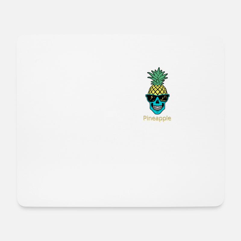 Ananas - Mousepad (Querformat) - Weiß