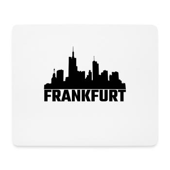 Frankfurt Skyline - Mousepad (Querformat) - Weiß - Vorne