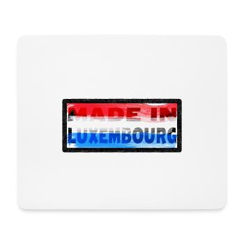 Made in Luxembourg - Mouse Pad (horizontal) - white - Front