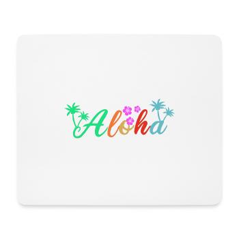 Hawaii Aloha Summer Beach Vacation Geschenkidee - Mousepad (Querformat) - Weiß - Vorne