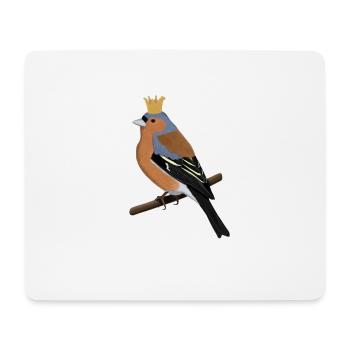 Buchfink Krone Singvogel Süßer Vogel Gartenvogel - Mousepad (Querformat) - Weiß - Vorne