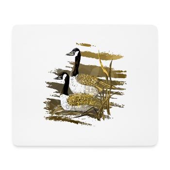 Die Vögel - Mousepad (Querformat) - Weiß - Vorne