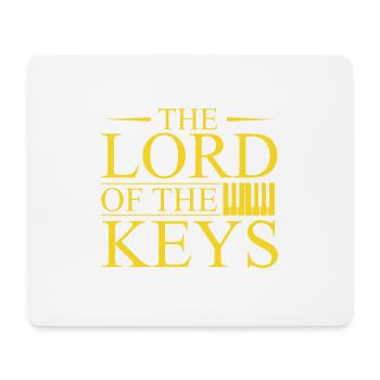 Music The Lord Of The Keys Piano Player Gift - Mouse Pad (horizontal) - white - Front