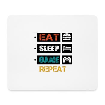 Gamer - Mousepad (Querformat) - Weiß - Vorne